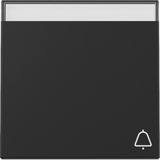 Gira Wippe mit Symbol Klingel mit Beschriftungsfeld schwarz, Retail