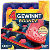 Hasbro Vier gewinnt Bounce - schnelles Familienspiel mit springenden Scheiben, Brettspiel 
