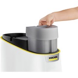 Kärcher SC 4 Deluxe EasyFix, Dampfreiniger weiß/schwarz, 2.250 Watt, mit Bodenreinigungsset EasyFix
