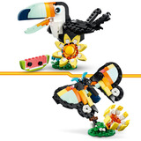 LEGO 31173 Creator 3-in-1 Wilde Tiere: Tropischer Tukan, Konstruktionsspielzeug 