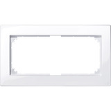 Merten M-PLAN Rahmen zweifach ohne Mittelsteg, Abdeckung Retail