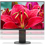 NEC Multisync EA245WMi Generalüberholt, LED-Monitor 61 cm (24 Zoll), schwarz, WUXGA, AH-IPS, HDMI, DVI, VGA, DisplayPort, USB-Hub