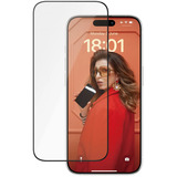 PanzerGlass Ceramic Displayschutz Ultra-Wide Fit, Schutzfolie transparent, iPhone 15 Pro, EasyAligner