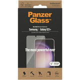 PanzerGlass Displayschutz Ultra-Wide Fit, Schutzfolie transparent, Samsung Galaxy S23+, EasyAligner