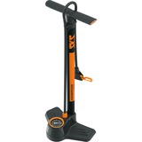 SKS Standpumpe AIRKOMPRESSOR Compact 10.0, Luftpumpe schwarz/orange, Multivalve-Pumpenkopf
