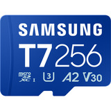 Samsung T7 microSDXC 256 GB, Speicherkarte blau