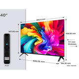 TCL 40SF560, QLED-Fernseher 102 cm (40 Zoll), schwarz, FullHD, Triple Tuner, Fire TV