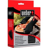 Weber Grillhandschuhe 6670 mit Silikon-Griffflächen, L/XL schwarz, 2 Stück