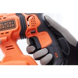 BLACK+DECKER Akku-Kombihammer BCD900E2K, 18Volt, Bohrhammer orange/schwarz, 2x 2,5Ah Li-Ionen-Akku