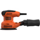 BLACK+DECKER Exzenterschleifer BEW210-QS orange/schwarz, 230 Watt