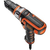 BLACK+DECKER Multifunktions-Bohrschrauber Multievo MT305K schwarz/orange, Transportkoffer, 300 Watt