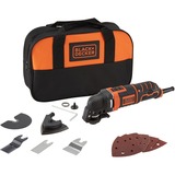 BLACK+DECKER Multifunktions-Werkzeug MT300SA2 orange/schwarz, 300 Watt, 12-tlg. Zubehörset