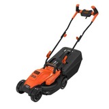 BLACK+DECKER Rasenmäher BEMW451BH-QS orange/schwarz, 1.200 Watt