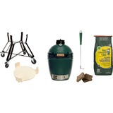 Big Green Egg Medium, Starter-Paket, Holzkohlegrill grün, Ø 40cm