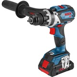 Bosch Akku-Bohrschrauber GSR 18V-110 C Professional, 18Volt blau/schwarz, 2x Akku ProCORE18V 4,0Ah, L-BOXX