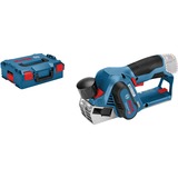 Bosch Akku-Hobel GHO 12V-20 Professional solo, Elektrohobel blau/schwarz, ohne Akku und Ladegerät, in L-BOXX