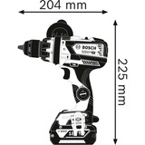 Bosch Akku-Schlagbohrschrauber GSB 18V-110 C Professional solo, 18Volt, Schlagbohrmaschine blau/schwarz, ohne Akku und Ladegerät, L-BOXX