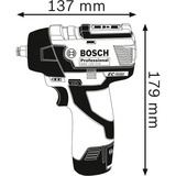 Bosch Akku-Schlagschrauber GDS 12V-115 Professional solo, 12Volt blau/schwarz, ohne Akku und Ladegerät, in L-BOXX