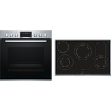 Bosch HND672LS81, Herdset edelstahl