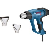 Bosch Heißluftgebläse GHG 23-66 Kit Professional + 2-teilges Zubehör blau/schwarz, 2.300 Watt