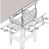 Bosch Home Adapter für Dachschrägen DHZ1241 vorne / hinten