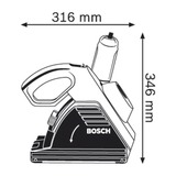 Bosch Mauer-Nutfräse GNF 35 CA blau, 1.400 Watt, Koffer