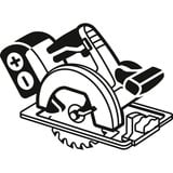 Bosch PRO Wood cordless Kreissägeblatt, Ø 136mm, 24Z Bohrung 15,875mm, für Akku-Handkreissägen