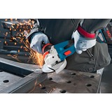 Bosch PRO X-LOCK Akku-Winkelschleifer BITURBO GWX 18V-15 C Professional solo blau/schwarz, ohne Akku und Ladegerät, in L-BOXX