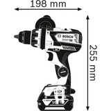 Bosch Professional Akku-Bohrschrauber GSR 18V-110 C Professional, 18Volt blau/schwarz, 2x Akku ProCORE18V 4,0Ah, L-BOXX