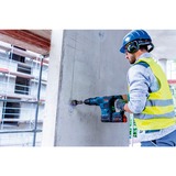 Bosch Professional PRO Akku-Bohrhammer BITURBO GBH 18V-36 C Professional blau/schwarz, 2x Akku ProCORE18V 5,5Ah, Bluetooth Modul, im Koffer