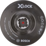 Bosch Professional PRO Backing Pad, X-LOCK Stützteller Klettverschluss, Ø 125mm, Schleifteller für X-LOCK Winkelschleifer