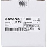 Bosch Professional PRO R780 X-LOCK Fiberschleifscheibe, Ø 125mm, K36 Bohrung 22,23mm
