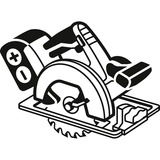 Bosch Professional PRO Wood cordless Kreissägeblatt, Ø 184mm, 24Z Bohrung 20mm, für Akku-Handkreissägen
