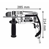 Bosch Professional Schlagbohrmaschine GSB 16 RE Professional blau/schwarz, 750 Watt, Koffer