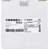 Bosch Professional X-LOCK Fiberschleifscheibe R444 Expert for Metal, Ø 125mm, K100 Bohrung 22,23mm