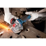 Bosch Professional X-LOCK Winkelschleifer GWX 18V-10 PSC Professional blau/schwarz, ohne Akku und Ladegerät, Bluetooth Modul, in L-BOXX
