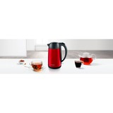 Bosch Wasserkocher DesignLine TWK3P424 rot/grau, 1,7 Liter