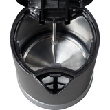 Clatronic Wasserkocher WK 3452 schwarz/silber, 2.200 Watt, 1,8 Liter