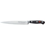 DICK Premier Plus Tranchiermesser Wellenschliff, 21cm schwarz/silber