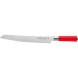 DICK Red Spirit Brotmesser Wellenschliff, 26cm rot/silber