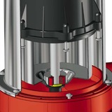 EINHELL Schmutzwasserpumpe GE-DP 7935 N-A ECO, Tauch- / Druckpumpe rot/schwarz, 790 Watt