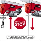 EINHELL Seilhebezug TC-EH 250, Seilwinde rot, 450 Watt