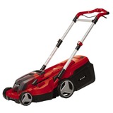Einhell Akku-Rasenmäher RASARRO 36/38, 36Volt (2x18V) rot/schwarz, 2x Li-Ionen Akku 4,0Ah