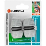 GARDENA Reparator-Satz 13mm (1/2"), 15mm (5/8"), Schlauchstück grau, 2 Stück