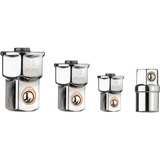 GEDORE Red Ringratschen-Maulschlüssel-Satz, 12-teilig, Schraubenschlüssel chrom, SW 8 - 19mm