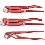 GEDORE Red Zangensatz, 3-teilig, Zangen-Set rot, Rohr- und Wasserpumpenzangen