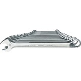 GEDORE Ring-Maulschlüssel-Satz, 12-teilig, Schraubenschlüssel Ringseite 10° gekröpft