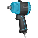 Hazet Mini Twin Turbo Schlagschrauber 9012MTT, extra kurz schwarz/blau, Lösemoment 1.600 Nm