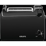 Krups Toaster ProAroma KH1518 schwarz, 700 Watt, für 2 Scheiben Toast