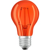 LEDVANCE OSRAM LED Star Deco Classic Orange 1,6W/1500K E27, LED-Lampe ersetzt 15 Watt